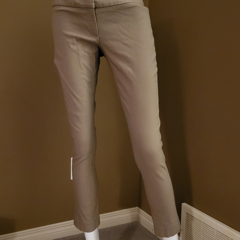 Suzy Shier Taupe Ankle Pants
